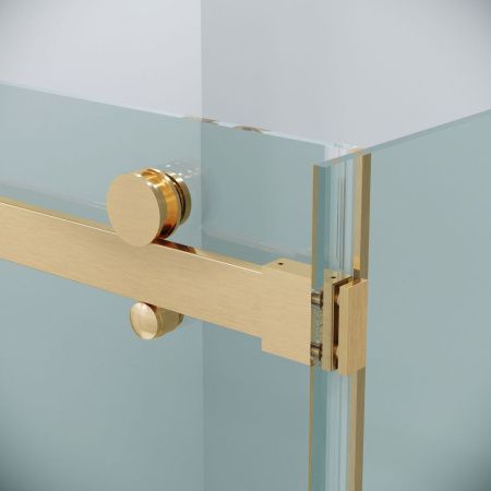 Душевой уголок Grossman Classic 120.K33.04.1690.32.00 160х90 стекло прозрачное профиль золото без поддона