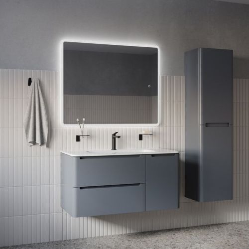 Зеркало с подсветкой IDDIS Uniq UNI1080i98 100х80 цвет белый - фото 3