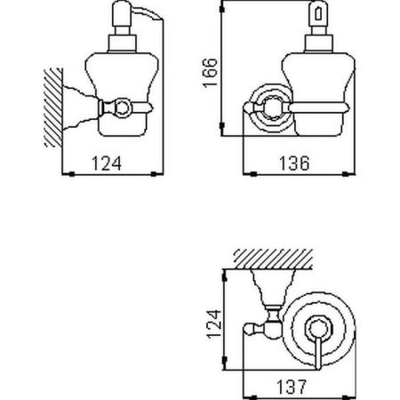 Дозатор Cisal Croisette 4024.01H.AC