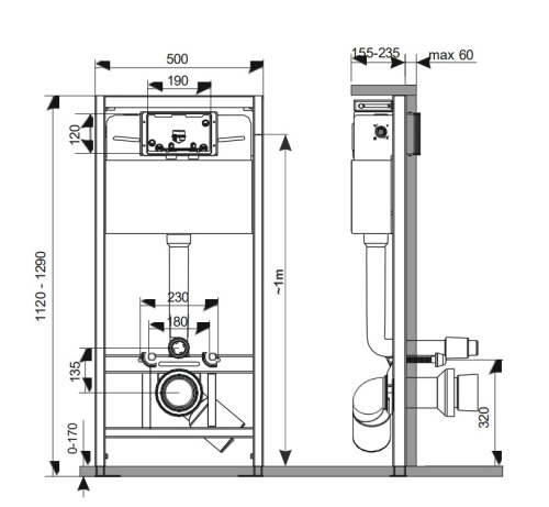 Инсталляция KK POL Premium ZSP/M500/0/K - фото 2