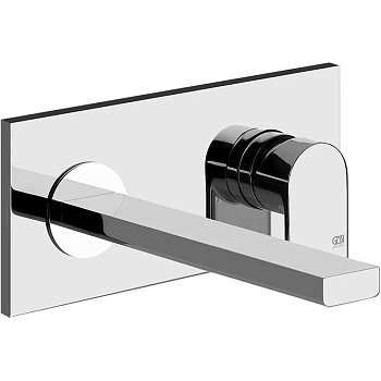Смеситель Gessi Emporio Via manzoni 44895#031 встраиваемый в стену хром без термостата