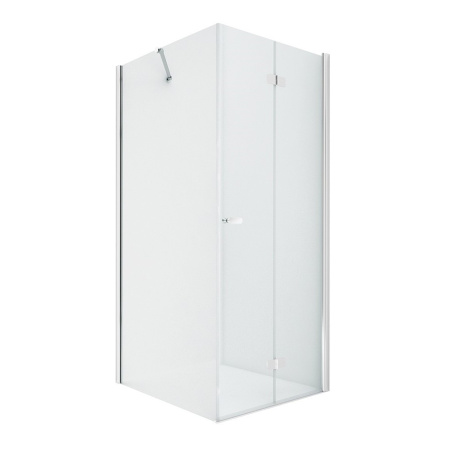 Душевой уголок New Trendy NEW SOLEO Chrome D-0154A/D-0150B 100х110 стекло прозрачное профиль хром глянцевый без поддона
