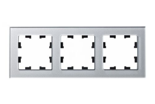 Рамка трехместная Systeme Electric AtlasDesign (АтласДесигн) ATN320303 - фото 2