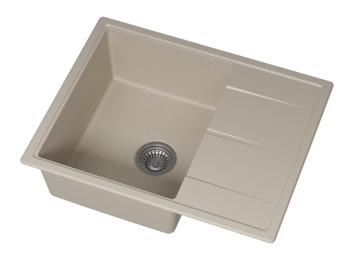 Мойка кухонная Misty Titan TIT-65х51-02 65x51 цвет бежевый - фото 4