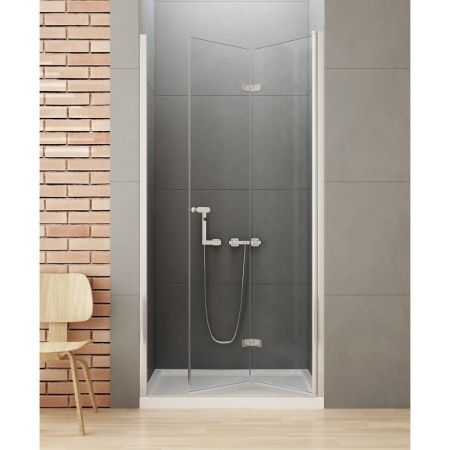 Душевая дверь New Trendy NEW SOLEO D-0130A 70х195 стекло прозрачное профиль хром