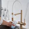 Смеситель для кухни Rose R958G на мойку золото
