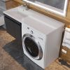 Раковина из искусственного камня Uperwood Magenta 2490000012 110х50 над стиральной машиной цвет белый