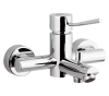 Смеситель для ванны Remer Minimal N05 настенный хром