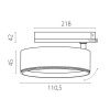 Трековый трехфазный светильник Lightstar Alta Pro (Алта Про) A5637TRIAC