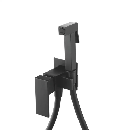 Гигиенический душ со смесителем Shevanik S127H черный - фото 2