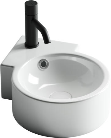 Раковина из сантехнического фарфора Ceramica Nova ELEMENT CN5019 40х30 подвесная цвет белый 1 отверстие под смеситель