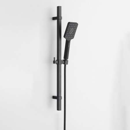 Душевая стойка Bond Cube B03-5788 настенная цвет черный матовый