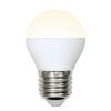 Лампа светодиодная Uniel Multibright G (Мултибригхт Г) LED-G45-6W/WW/E27/FR/MB PLM11WH картон