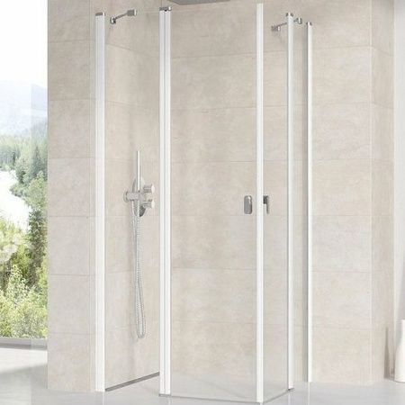Душевая дверь Ravak CHROME 1QVG0100Z1 120х195 стекло прозрачное профиль белый