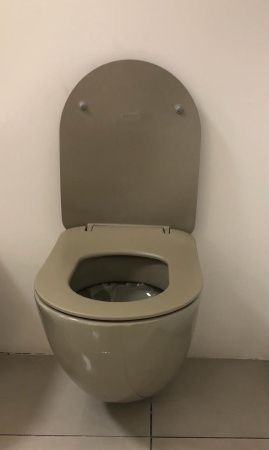 Чаша унитаза подвесная Creavit Free FE320-11CP00E-0000 цвет бежевый без сиденья смыв торнадо