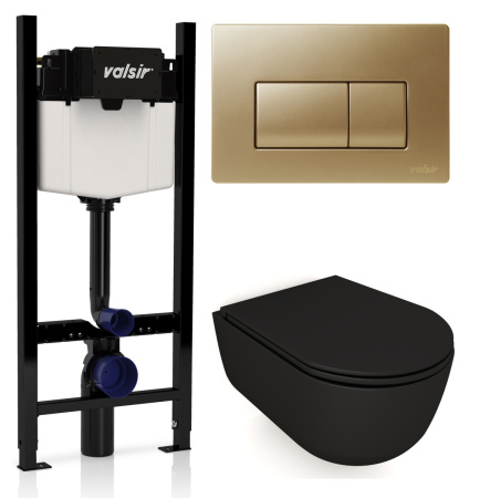 Комплект унитаз с инсталляцией Valsir KIT VSMG 7334NEMT Slim P1
