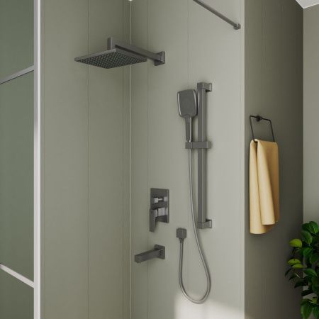 Душевая система Rush Thira TR3635-60Grey встраиваемая в стену цвет серый