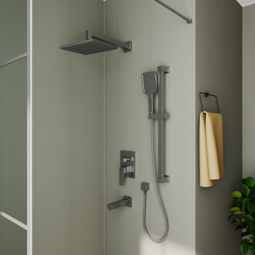 Душевая система Rush Thira TR3635-60Grey встраиваемая в стену цвет графит - фото 3