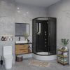 Душевая кабина Niagara Classic 65011434BKG 90х90 четверть круга без крыши ориентация универсальная