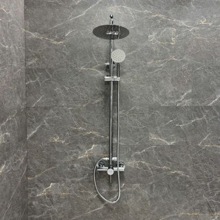 Душевая стойка Fixsen FX-9500 настенная цвет хром