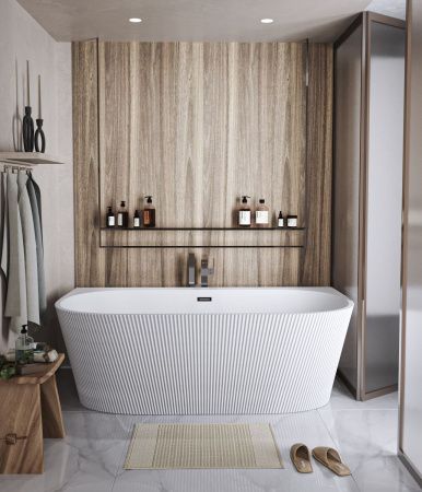 Ванна акриловая Grossman Cristal GR-17071M 170х80 отдельностоящая овальная с каркасом