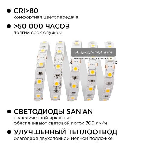 Комплект светодиодной ленты Apeyron 41548 - фото 4