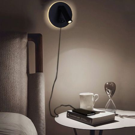 Спот Reluce 86203-9.2-001KT LED12W+USB BK