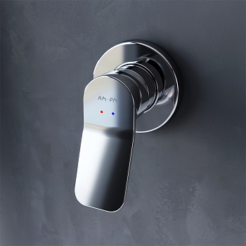 Смеситель для душа Am.Pm X-Joy F85A65000 встраиваемый в стену хром без термостата