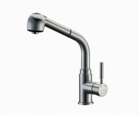Смеситель для кухни WasserKRAFT Wern 4200 4266 на мойку/столешницу никель без термостата