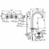 Внутренняя часть смесителя на 1 отверстие Fantini X-Steel 316 19 00 5911A