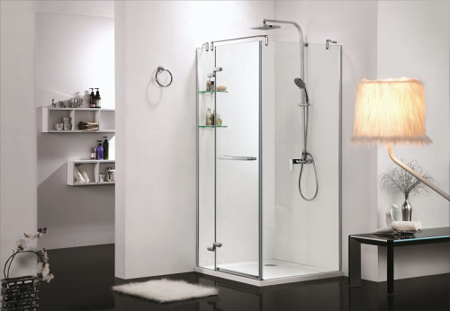 Душевой уголок Azario Montreal AZ-NWG1231-L 90x200 стекло прозрачное профиль хром без поддона - фото 3