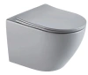 Унитаз подвесной Gid Tornado 62259Y серый матовый с сиденьем микролифт безободковый смыв торнадо