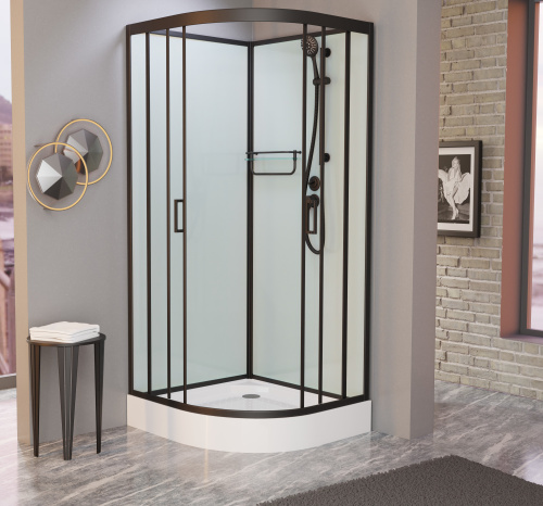 Душевая кабина Frank 400004 100х100 без крыши ориентация универсальная - фото 5