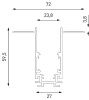 Шинопровод встраиваемый Lumker SY-Link (СЫ-Линк) 00-00019296