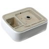 Раковина из сантехнического фарфора Melana 320309-805 50х40 накладная цвет белый 1 отверстие под смеситель