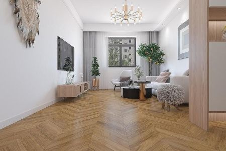 Кварцвиниловая плитка Damy Floor CHEVRON LVT DF09-Ch-LVT Монсоро толщина 0.25 см 43 класс 600х127