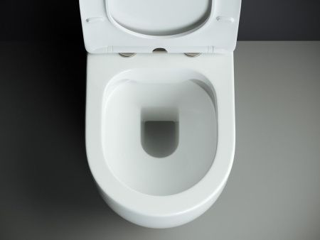 Унитаз напольный с бачком Ceramica Nova MIA CN1801 белый с сиденьем микролифт безободковый душевой смыв