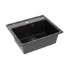Кухонная мойка Maretti Kitchen 490 KT490-BL 50х40 цвет черный поверхность матовая