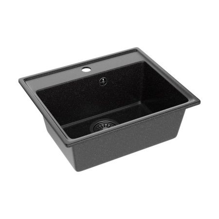 Кухонная мойка Maretti Kitchen 490 KT490-BL 50х40 цвет черный поверхность матовая