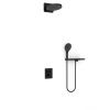 Душевая система Vincea Inspire VSFW-3I21MT1RMB встраиваемая в стену цвет черный с термостатом