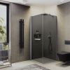 Душевой уголок Maybah Glass MGY-1321-5 90х90 стекло тонированное профиль хром без поддона