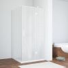 Душевой уголок Vegas-Glass AFP-Fis TUR+NOVO AFP-Fis NOVO 80*120 01 02 R 120х80 стекло рифленое профиль белый без поддона