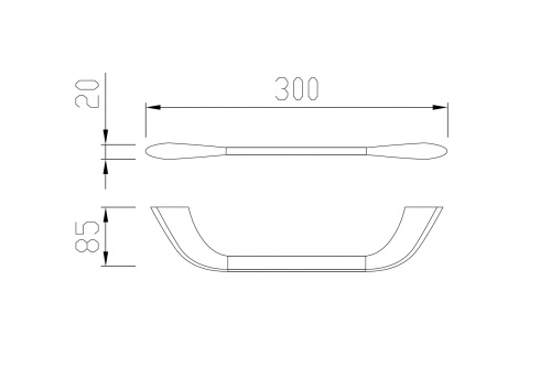 Полотенцедержатель ABBER Nord AA1551B - фото 4