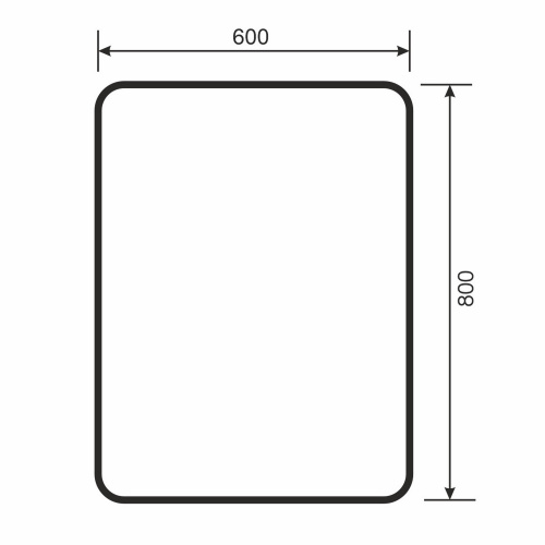 Зеркало в ванную Uperwood Modul 3049345674 60х80 - фото 3