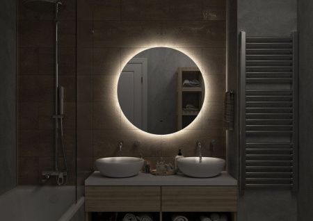 Зеркало Continent Ajour ЗЛП105 80х80 подвесное