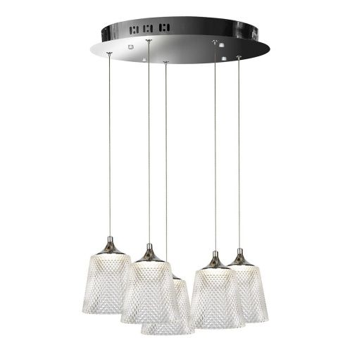 Люстра подвесная iLedex Flora (Флора) WD8007-5 CR - фото 4