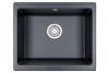 Кухонная мойка Granula 5551, ШВАРЦ 55х46 цвет черный поверхность матовая