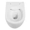 Унитаз подвесной Abber Bequem AC1104 белый с сиденьем микролифт безободковый каскадный смыв