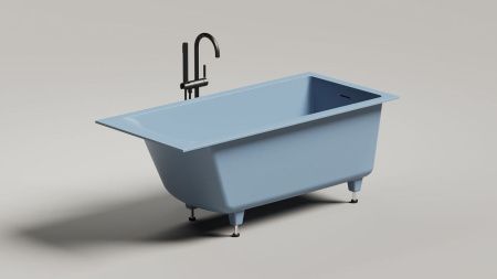 Ванна из искусственного камня Salini CASCATA 105022M 150х70 встраиваемая прямоугольная