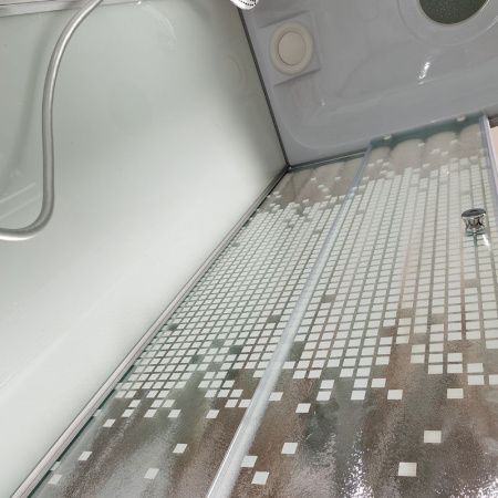 Душевая кабина AvaCan L920REL 120х80 асимметричная с крышей ориентация правая